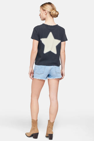 Shop Wildfox Blurred Star Charlie Crop Tee - Premium T-Shirt from Wildfox Online now at Spoiled Brat 