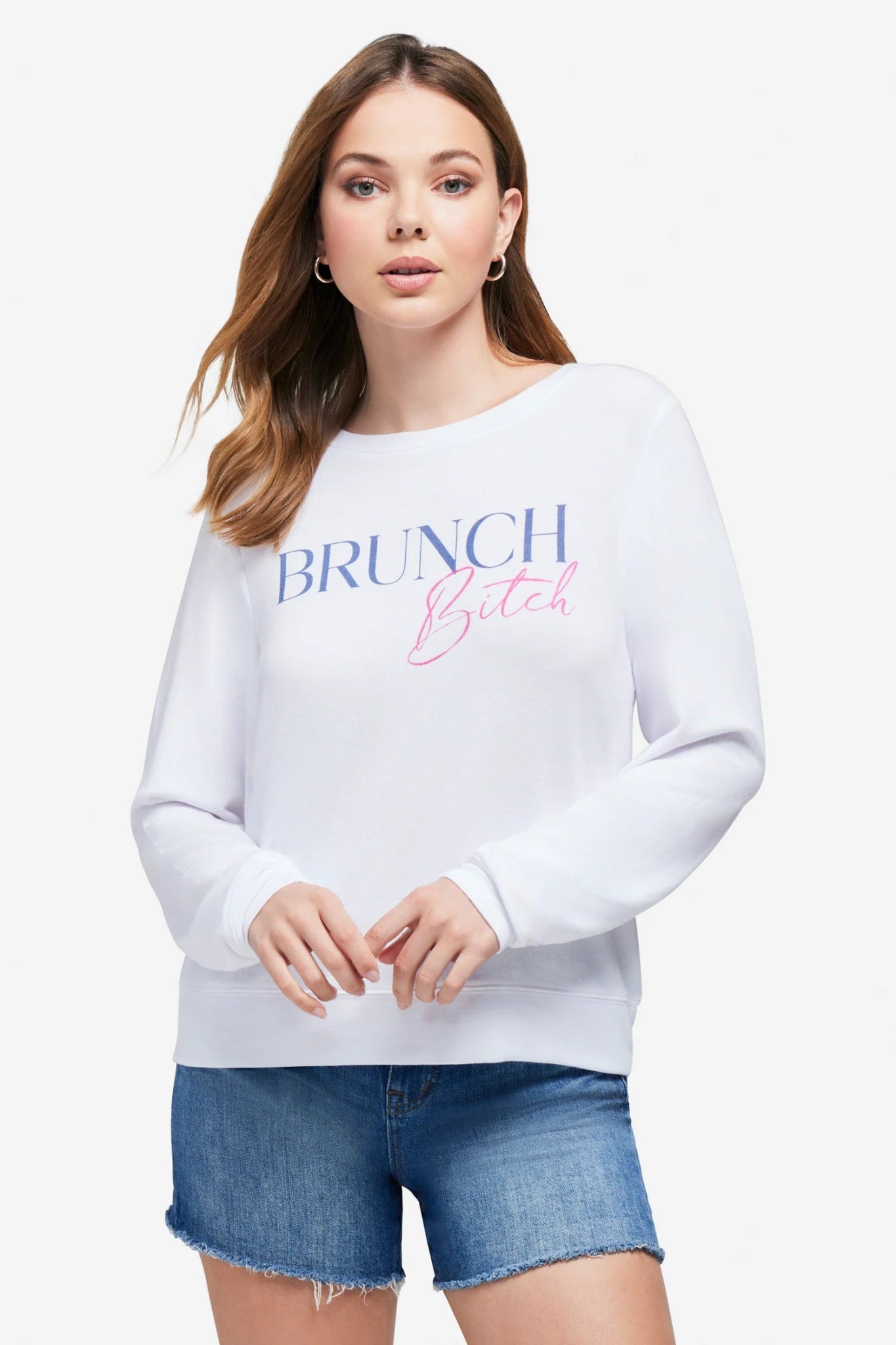 Shop Wildfox Wildfox Brunch Bitch Baggy Beach Jumper online at Spoiled Brat