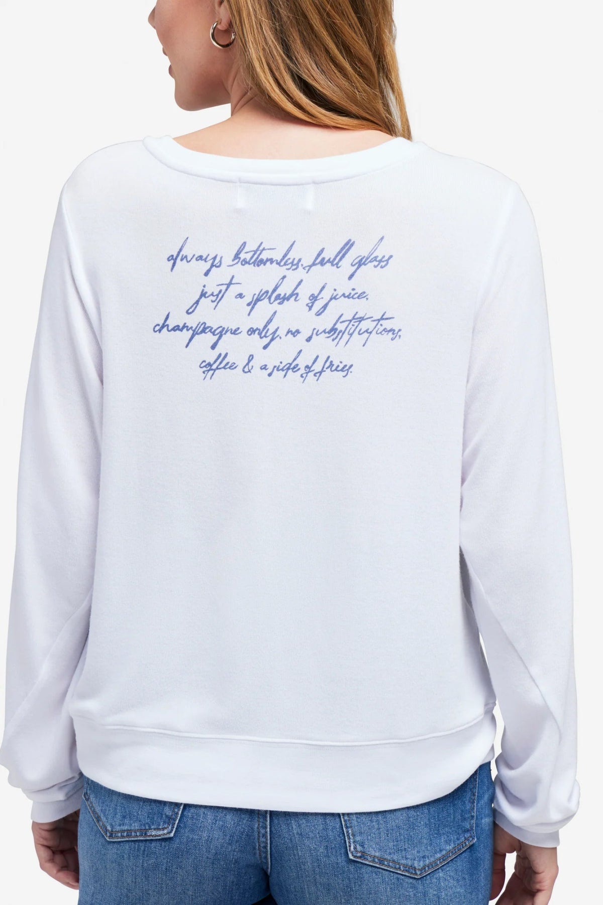 Shop Wildfox Wildfox Brunch Bitch Baggy Beach Jumper online at Spoiled Brat