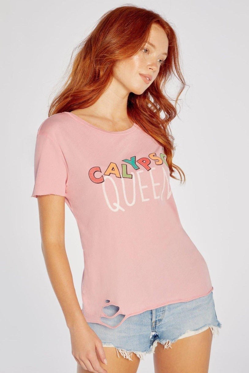 Shop Wildfox Wildfox Calypso Queen Stellar Crew T-Shirt online at Spoiled Brat