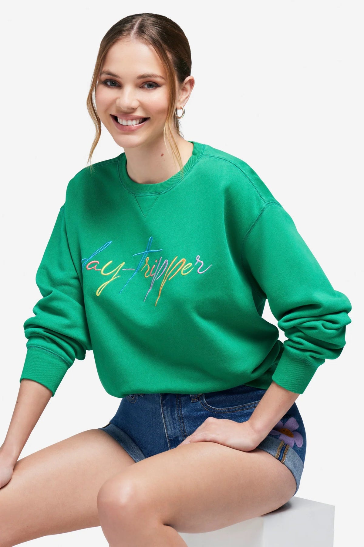 Shop Wildfox Wildfox Day Tripper Cody Sweatshirt online at Spoiled Brat