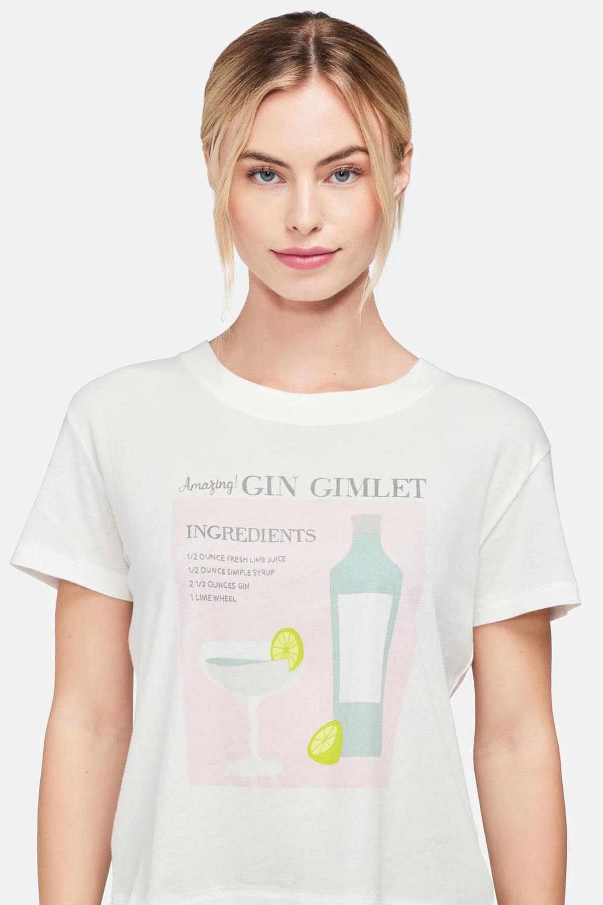 Shop Wildfox Wildfox Gin Gimlet Charlie Crop Tee online at Spoiled Brat