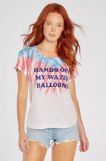 Shop Wildfox Wildfox Hands Off My Water Balloons No9 Tee online at Spoiled Brat