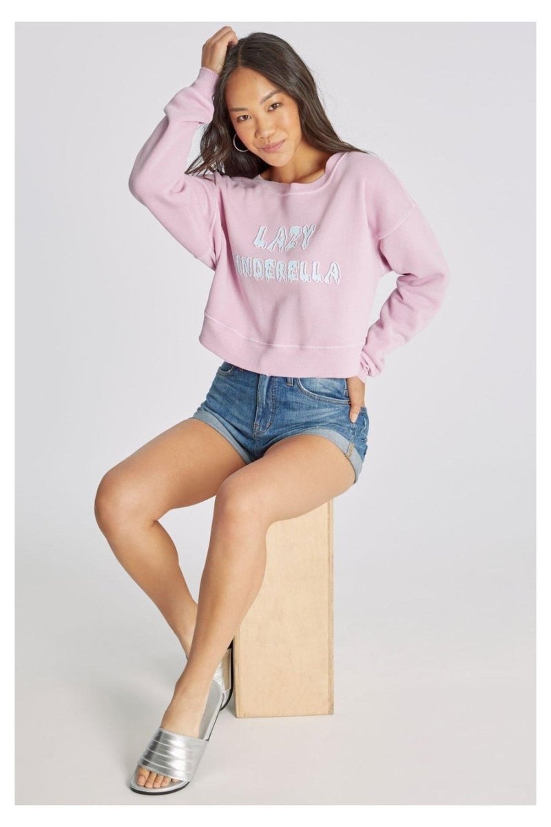 Shop Wildfox Wildfox Lazy Cinderella Sweater Sweater for women – premium loungewear and festival fashion at Spoiled Brat