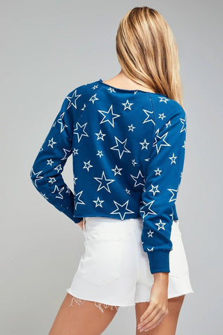 Shop Wildfox Seeing Stars Valley Pullover - Premium Sweater from Wildfox Online now at Spoiled Brat 