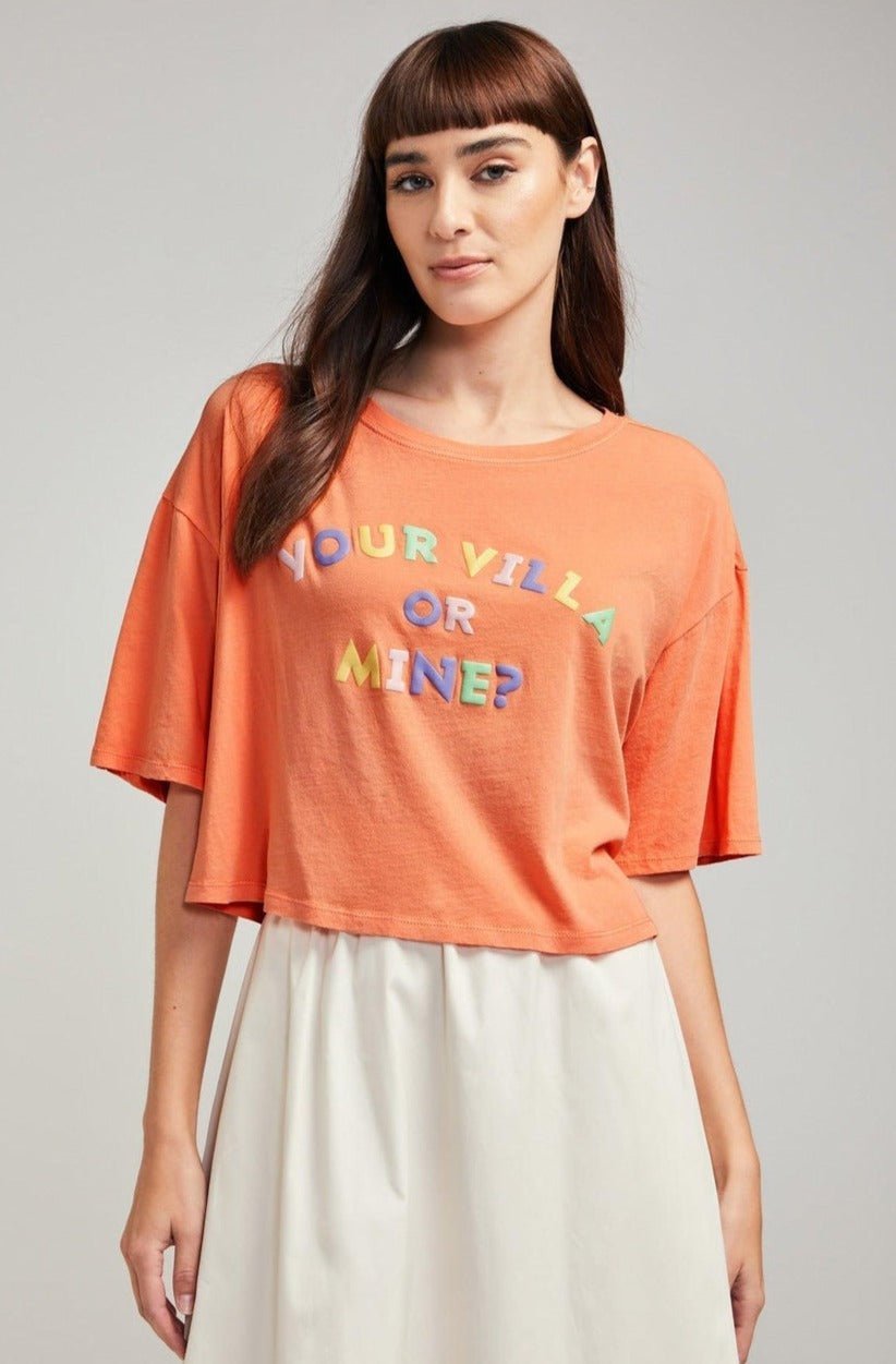 Wildfox Who's Villa Alhambra Tee - Spoiled Brat