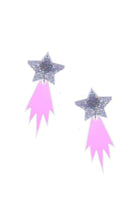 Shop Suzywan DELUXE Suzywan DELUXE Falling Star Acrylic Earrings Earrings for women – premium loungewear and festival fashion at Spoiled Brat