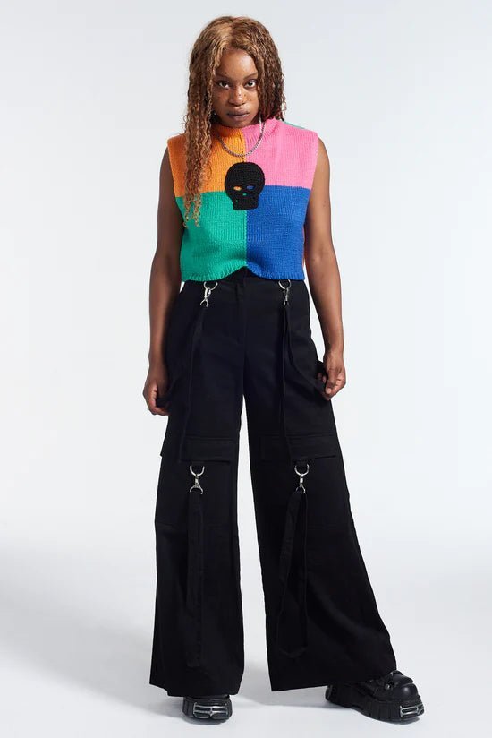 Shop The Ragged Priest The Ragged Priest Destroy Knit Sleeveless Jumper Jumper for women – premium loungewear and festival fashion at Spoiled Brat